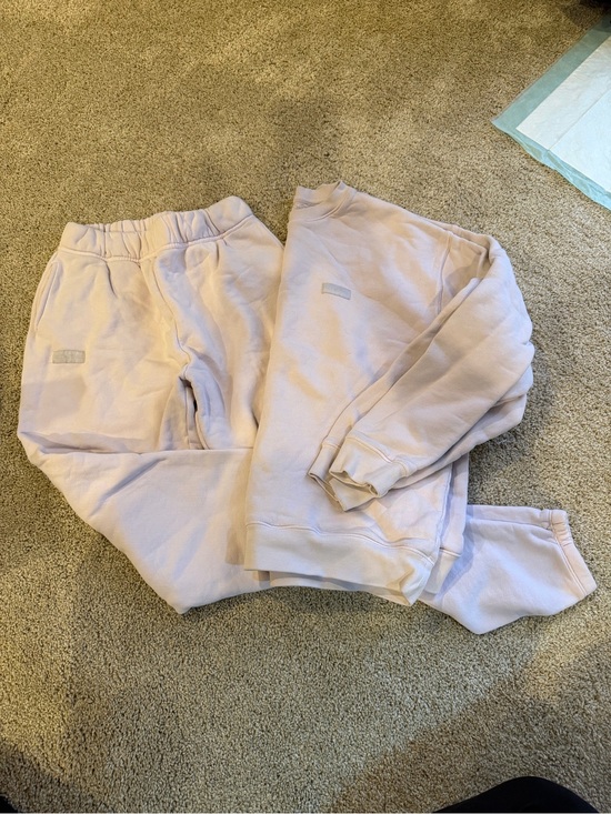 SET Active Tops - SET Active Lavender Sweatshirt & Jogger Set